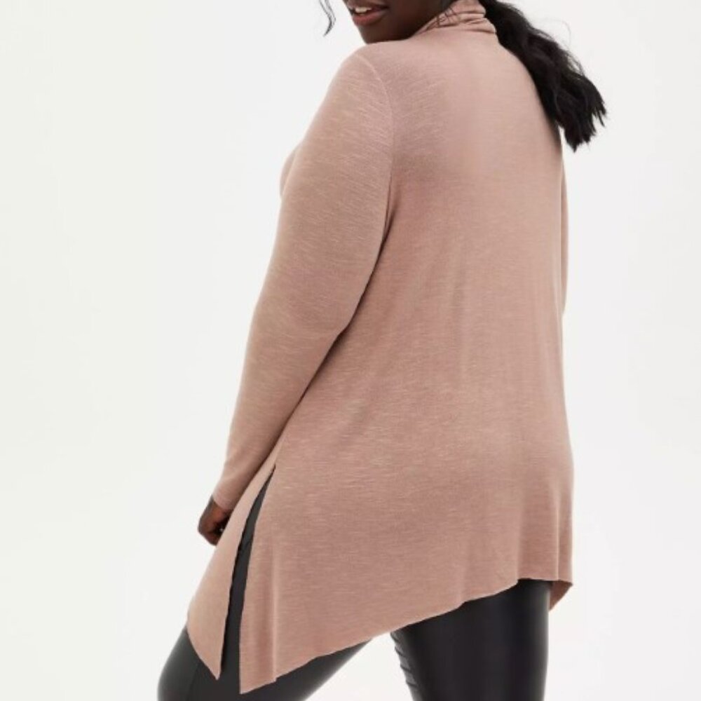 Torrid Size 3 Super Soft Plush Turtleneck Sharkbi… - image 3